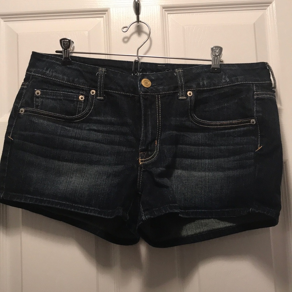 American Eagle Dark Wash Jean Shorts NWOT